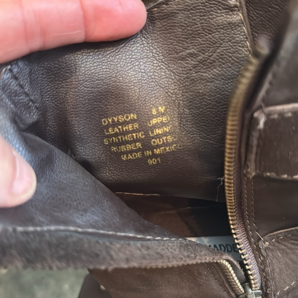 Steve Madden Genuine Brown Leather Ankle Boots - Picture 4 of 7